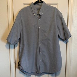 Faded Glory Vintage Oxford button down short sleeve shirt